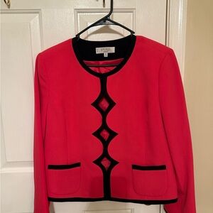 Kasper Pink and Black Women's Blazer